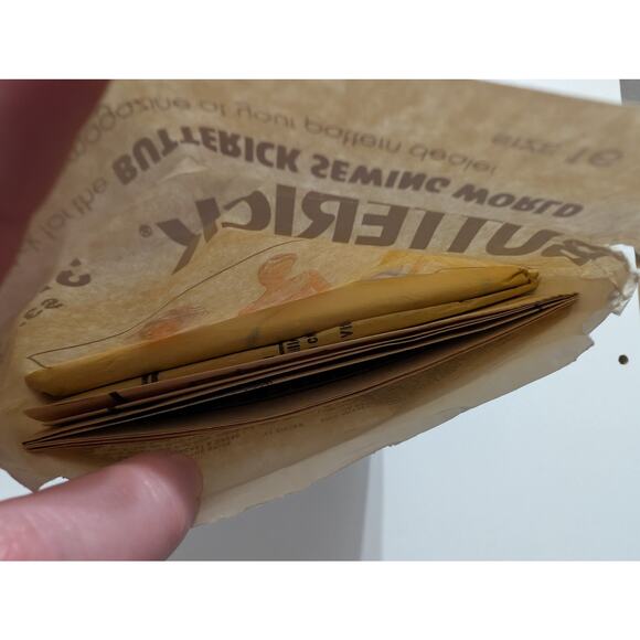 3702 Butterick Vintage Flutter Dress Shirt Jacket Pattern 1970's Size 16 - Picture 3 of 3